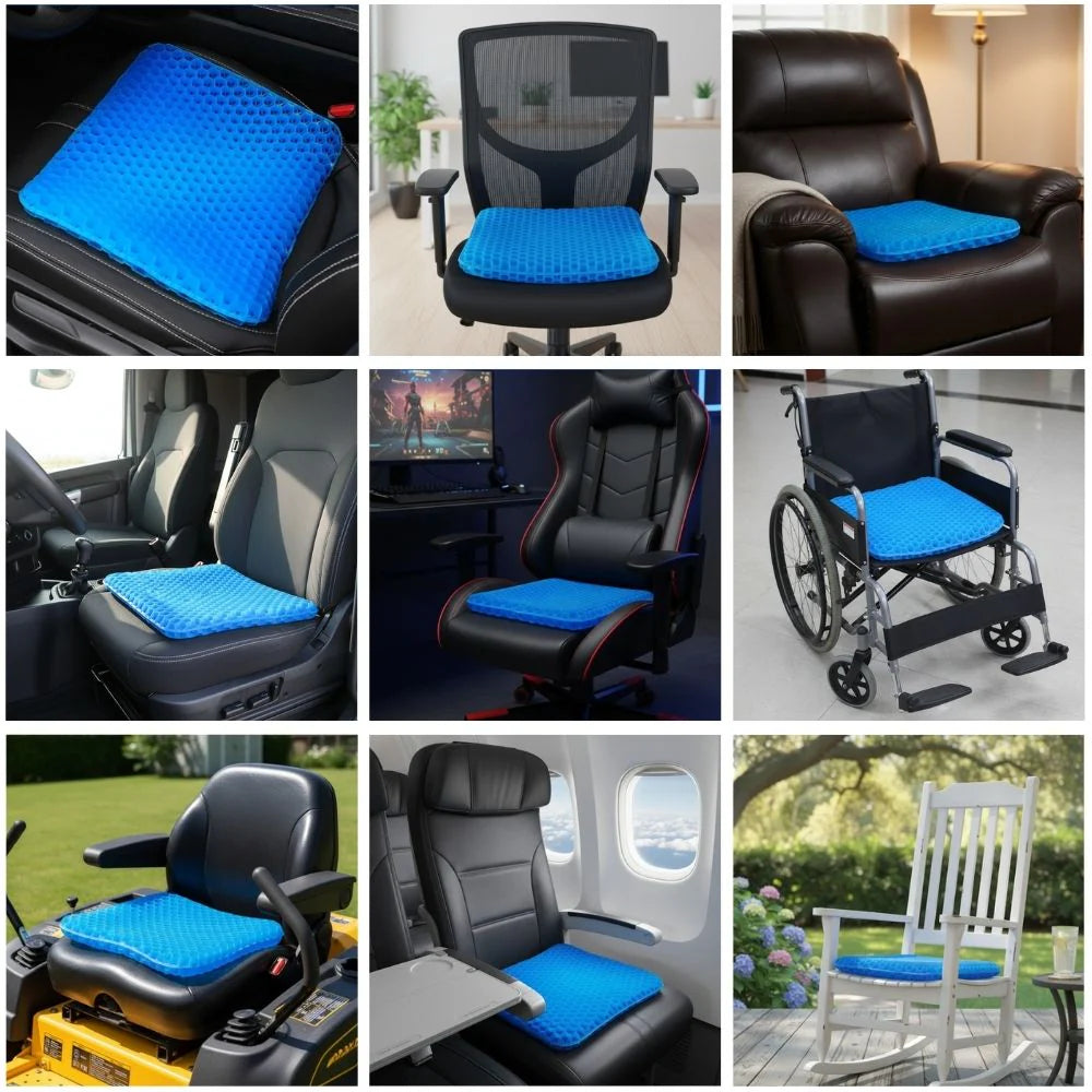 FrostySeat - Cojín de gel refrescante
