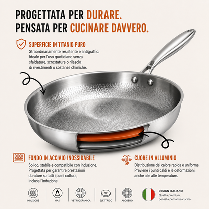 Padella in Titanio Puro