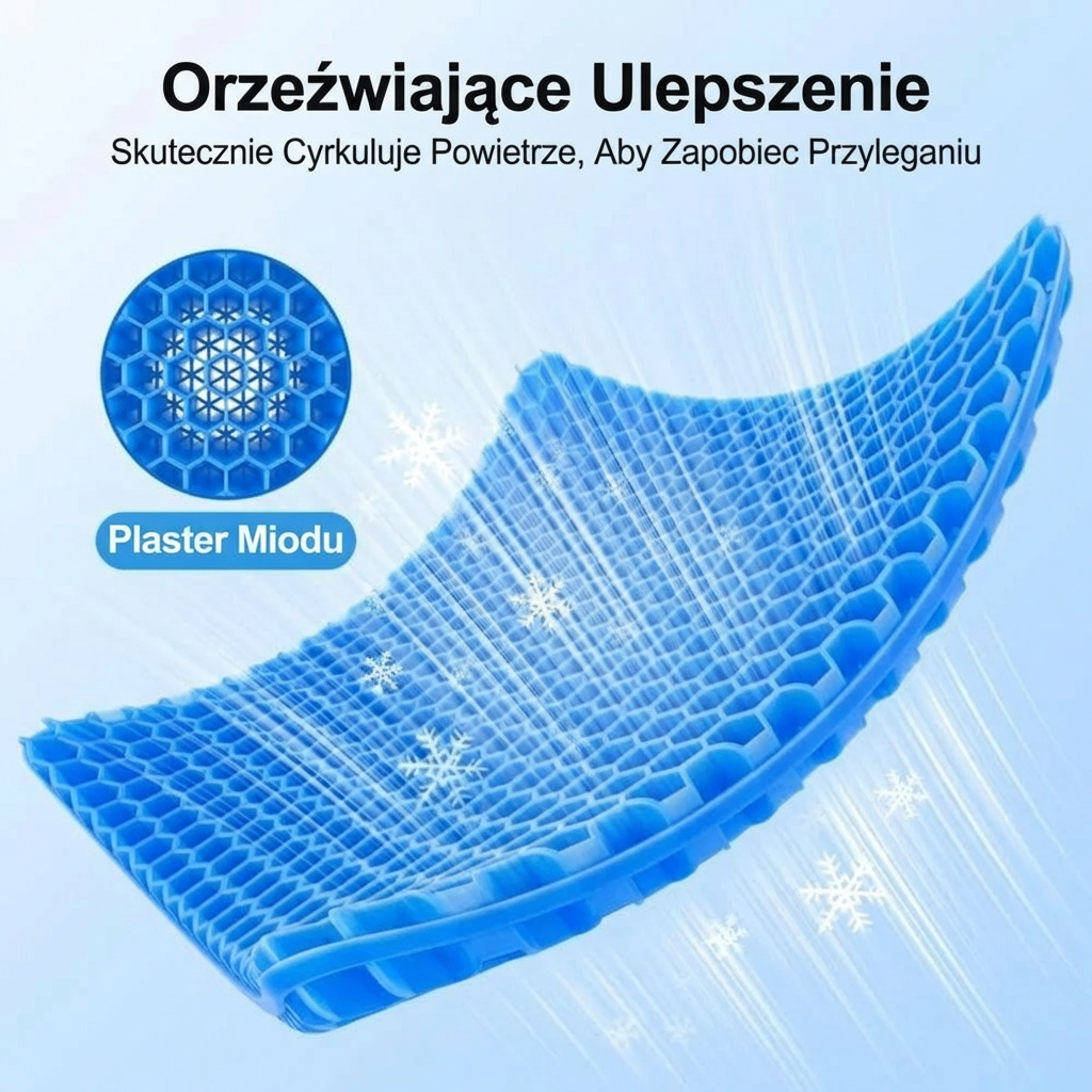 FrostySeat - Cojín de gel refrescante
