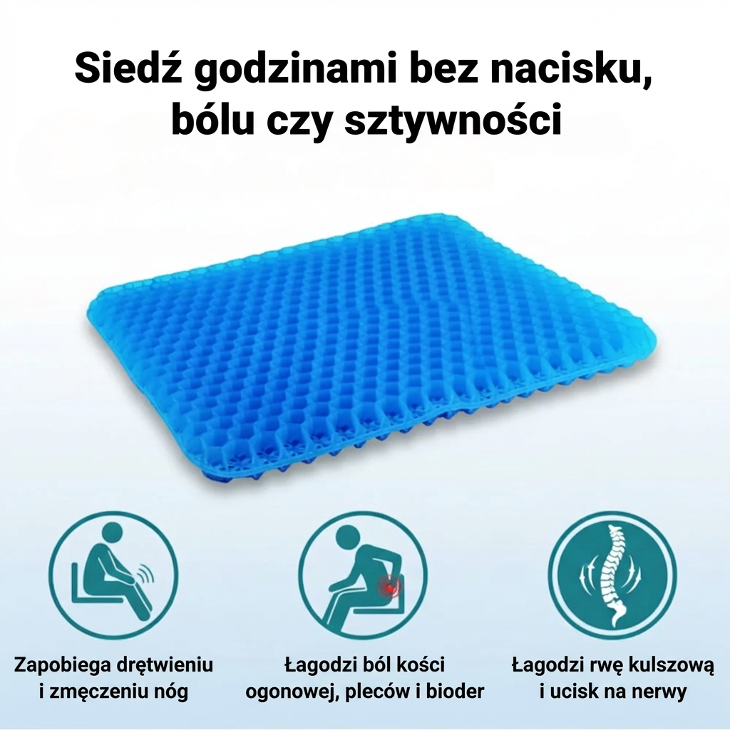 FrostySeat - Cojín de gel refrescante